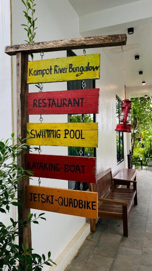 Отель Kampot River Bungalow By Mama Экстерьер фото