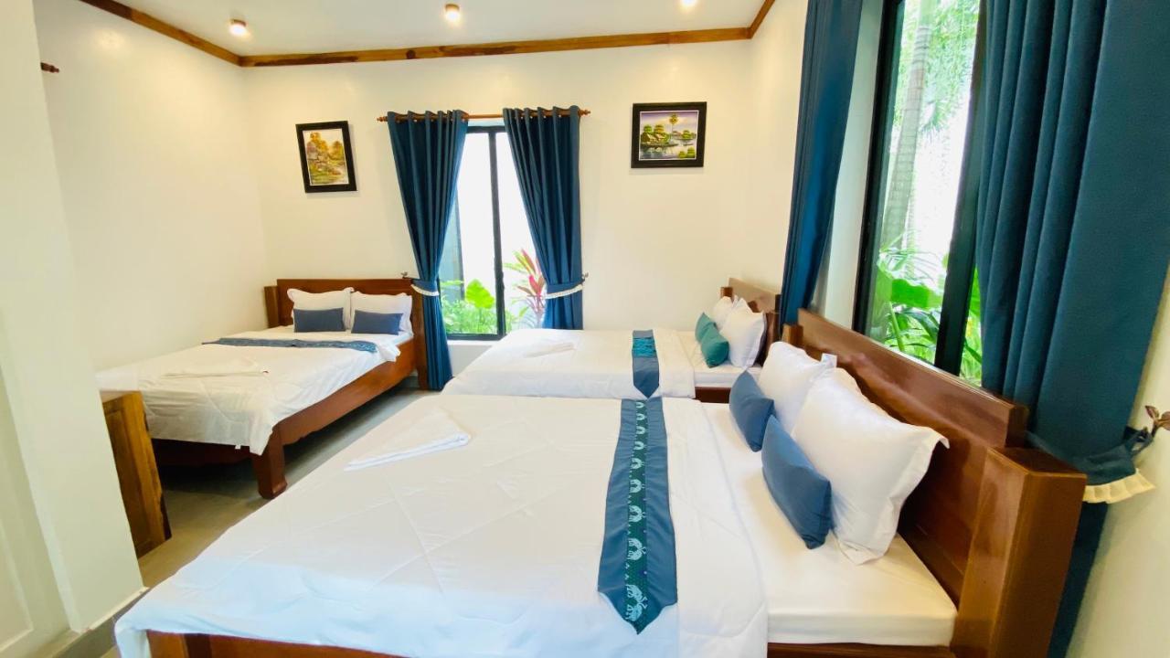 Отель Kampot River Bungalow By Mama Экстерьер фото